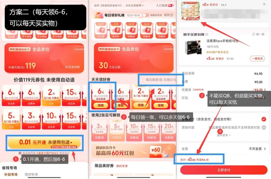 图片[3]-京东省省卡_4元买12QB或每天领实物【完整方案】-鹿神阁